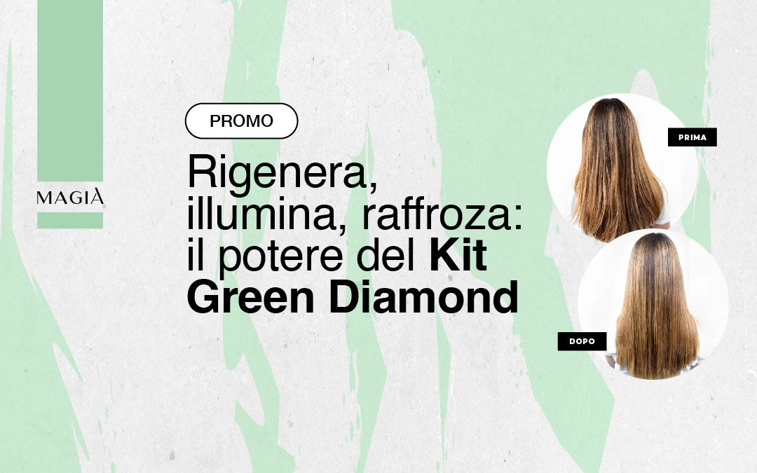 Kit Shair Green Diamond: Shampoo + Mask + Filler Bond ad un prezzo irripetibile!