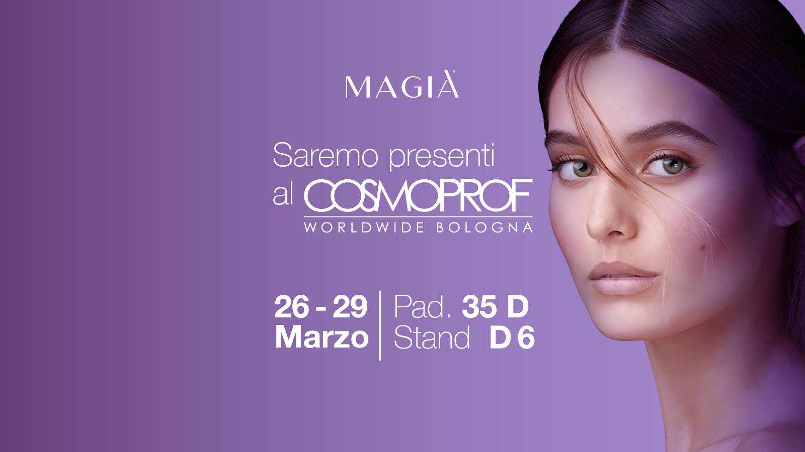 Saremo al Cosmoprof e... abbiamo un regalo per te, il tuo codice sconto!
