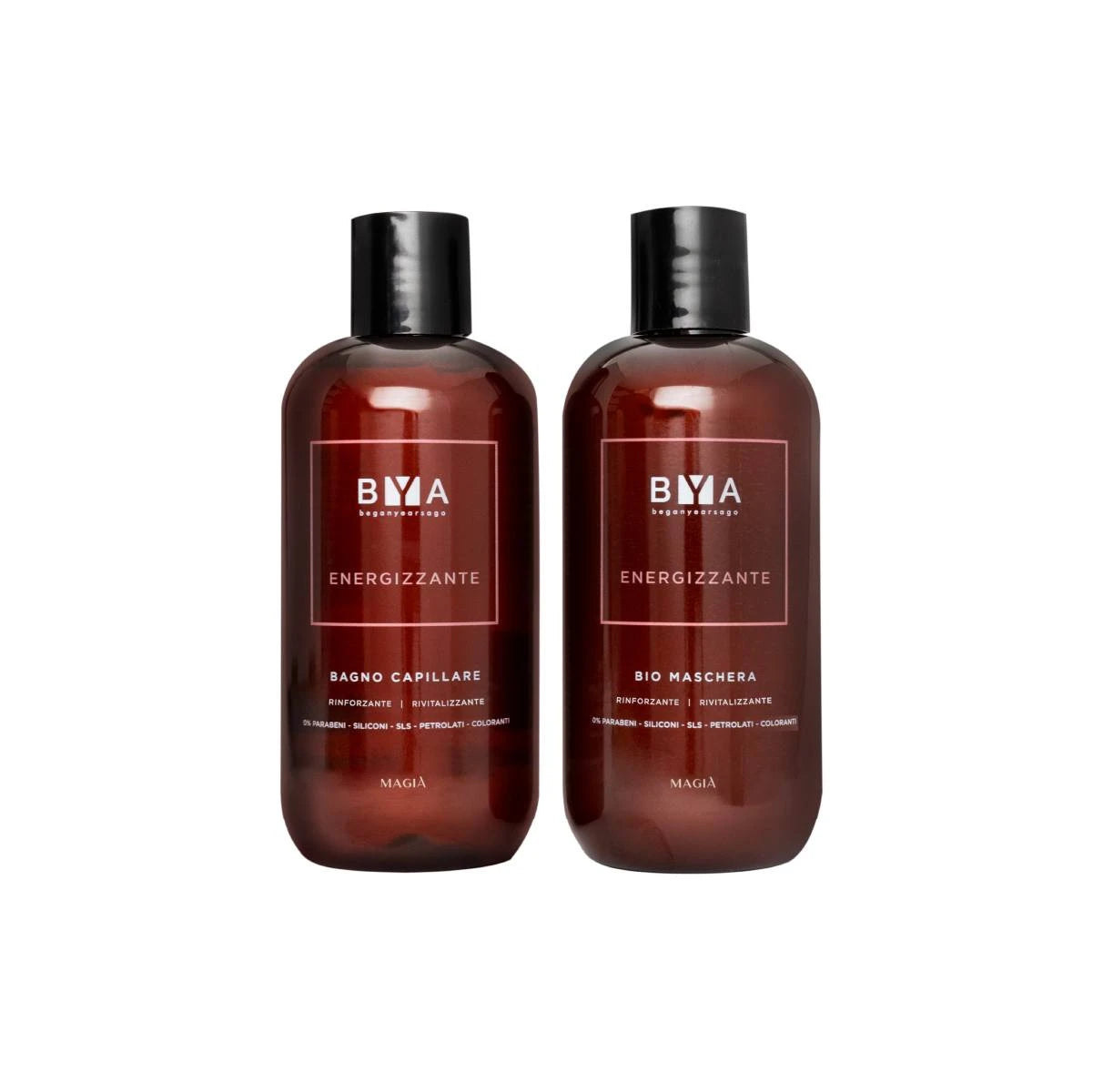 BYA | Duo: Capillary bath Energizzante + BIO Mask Energizzante - 2x250 Ml.