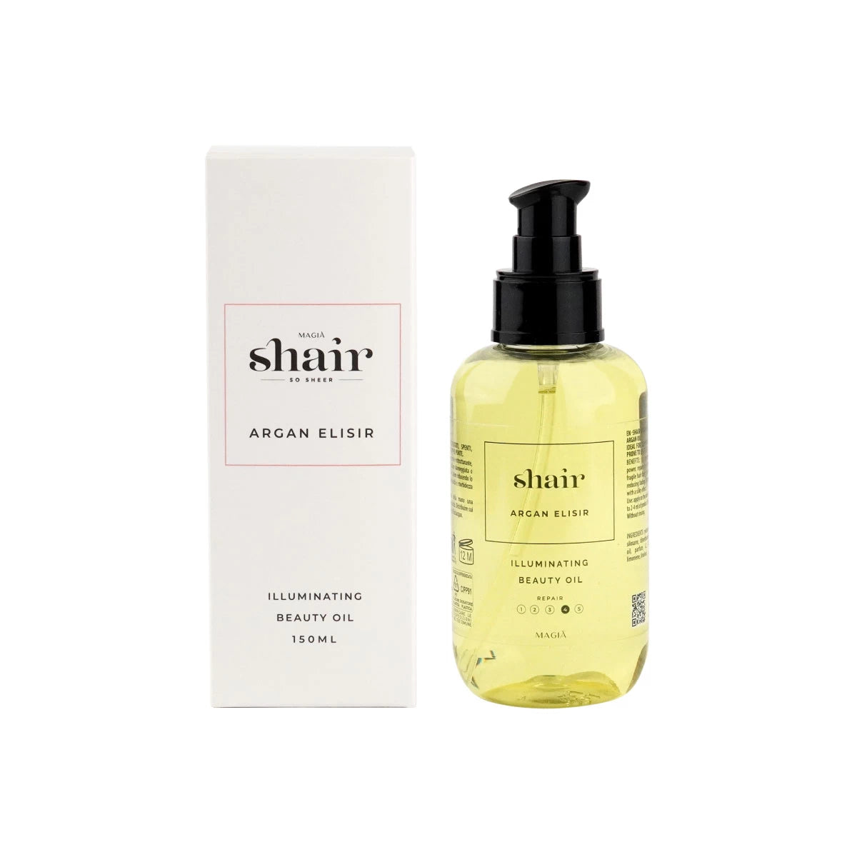 SHAIR | Elisir - Argan Elisir - Anti-Spliss-Öl - 150 ml.
