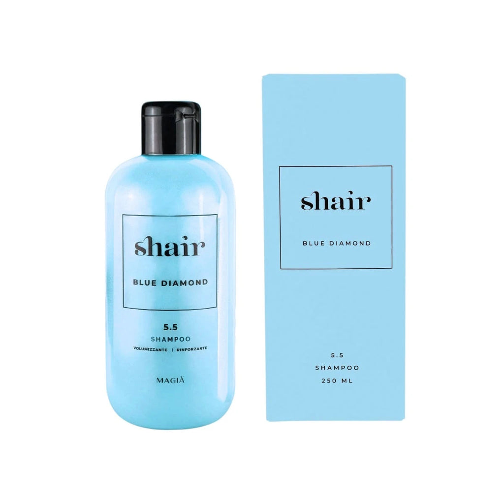 SHAIR |  Blue Diamond Shampoo: Volumizzante e Rinforzante - PH 5.5 250 ml.