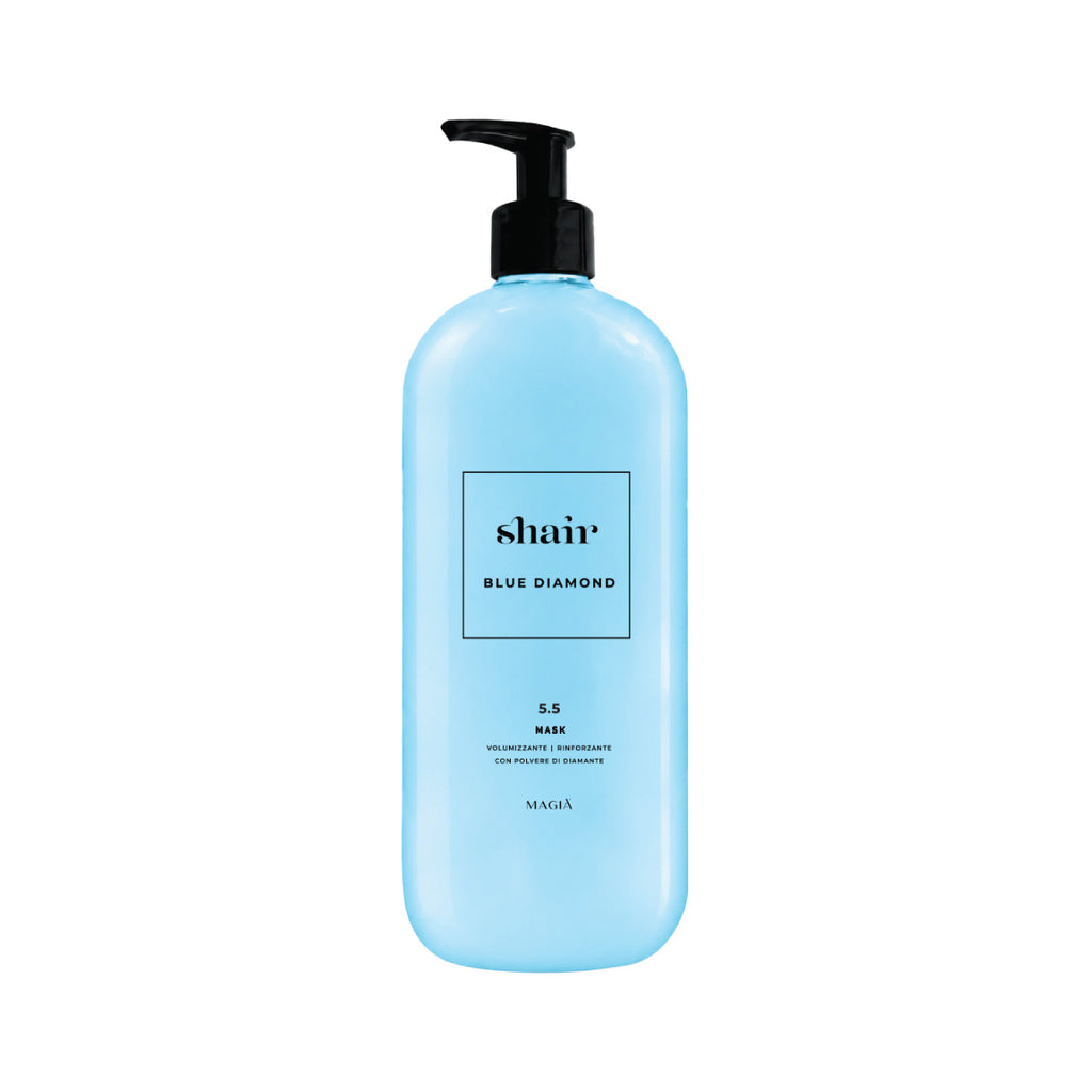 SHAIR | Blue Diamond Mask: Volumizing & Strengthening - PH 5.5 1000 Ml.