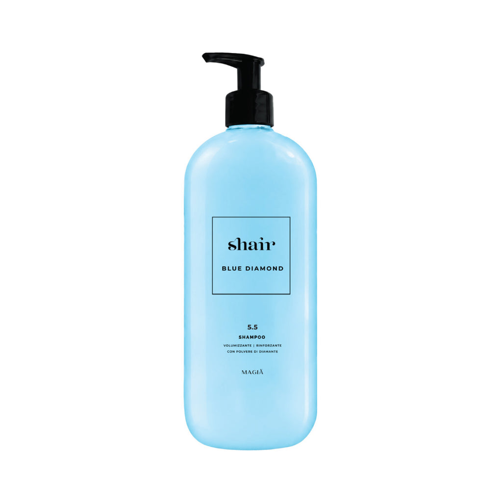 SHAIR | Blue Diamond Shampoo: Volumizing and Strengthening - PH 5.5 1000 Ml.