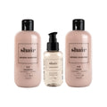 SHAIR | Kit Brown Diamond - Shampoo + Maschera: Rivitalizzante, Illuminante & Riparatore - PH 4.5 (2×250 Ml.) + Elisir al Cocco (100 Ml.)