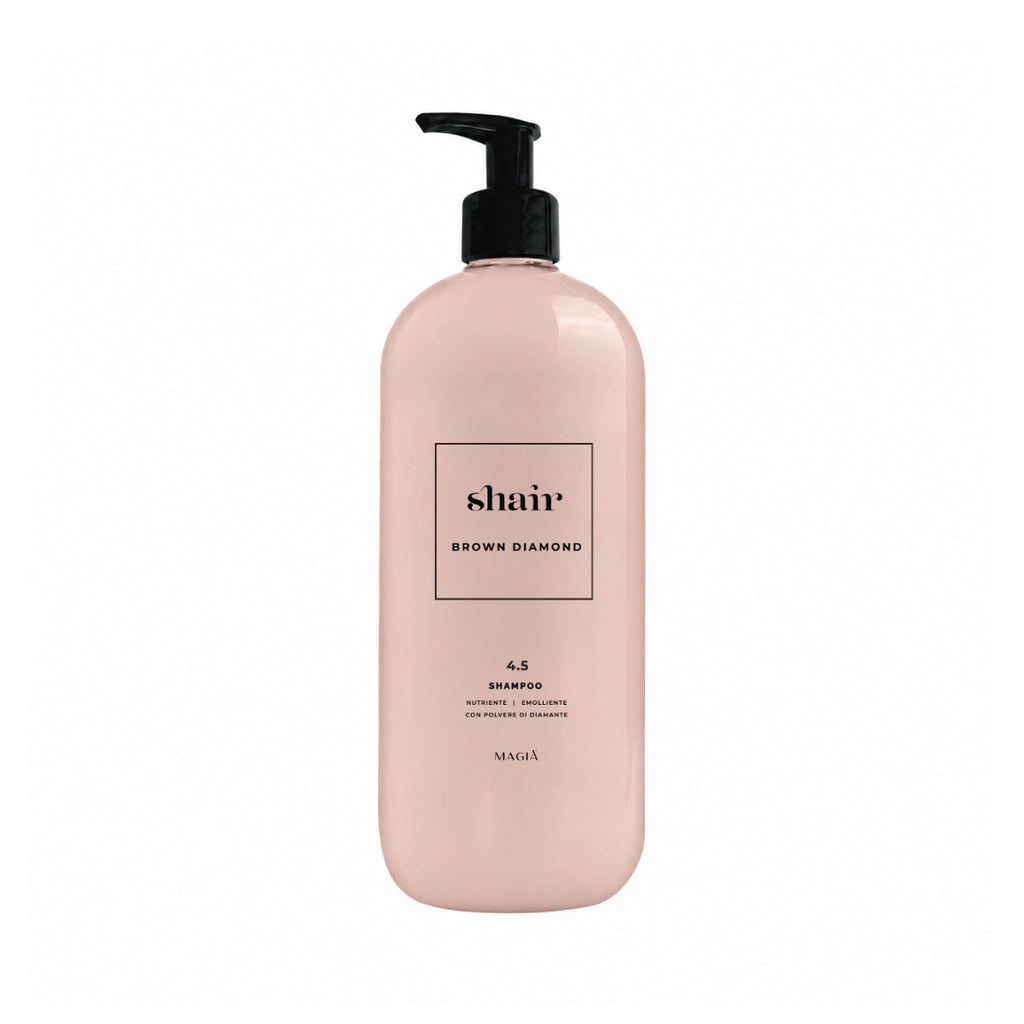 SHAIR | Brown Diamond Shampoo: Nourishing Emollient Repair PH 4.5 - 1000 Ml.