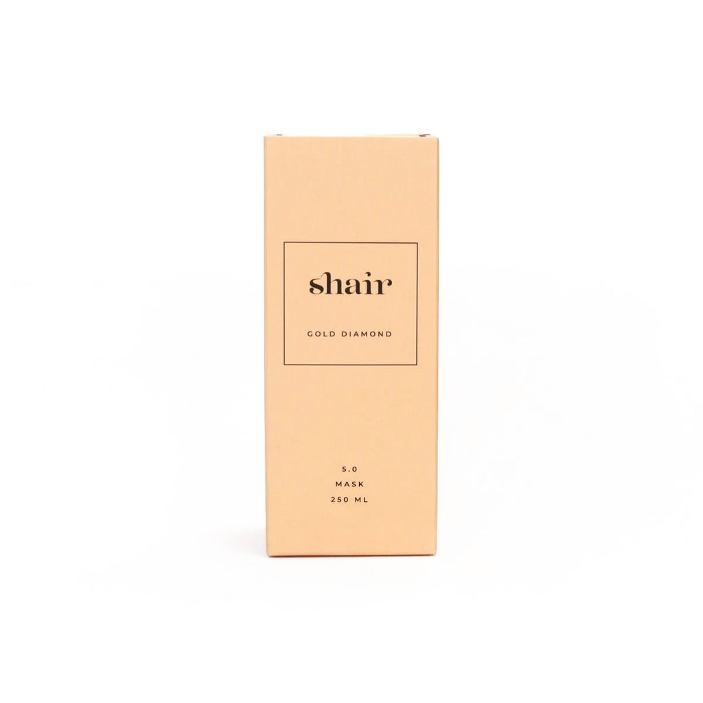 SHAIR | Gold-Diamant-Maske mit UVB-Filter - PH 5,5 250 ml.