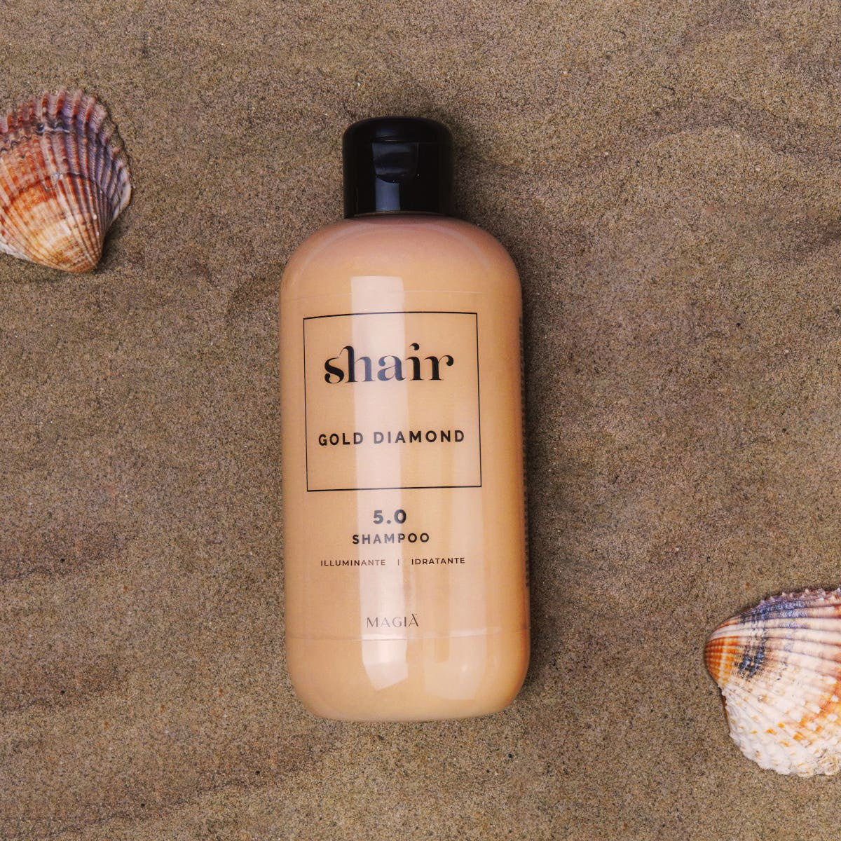 SHAIR | Gold Diamond Shampoo, Summer Protection - PH 5.0, 250 Ml.