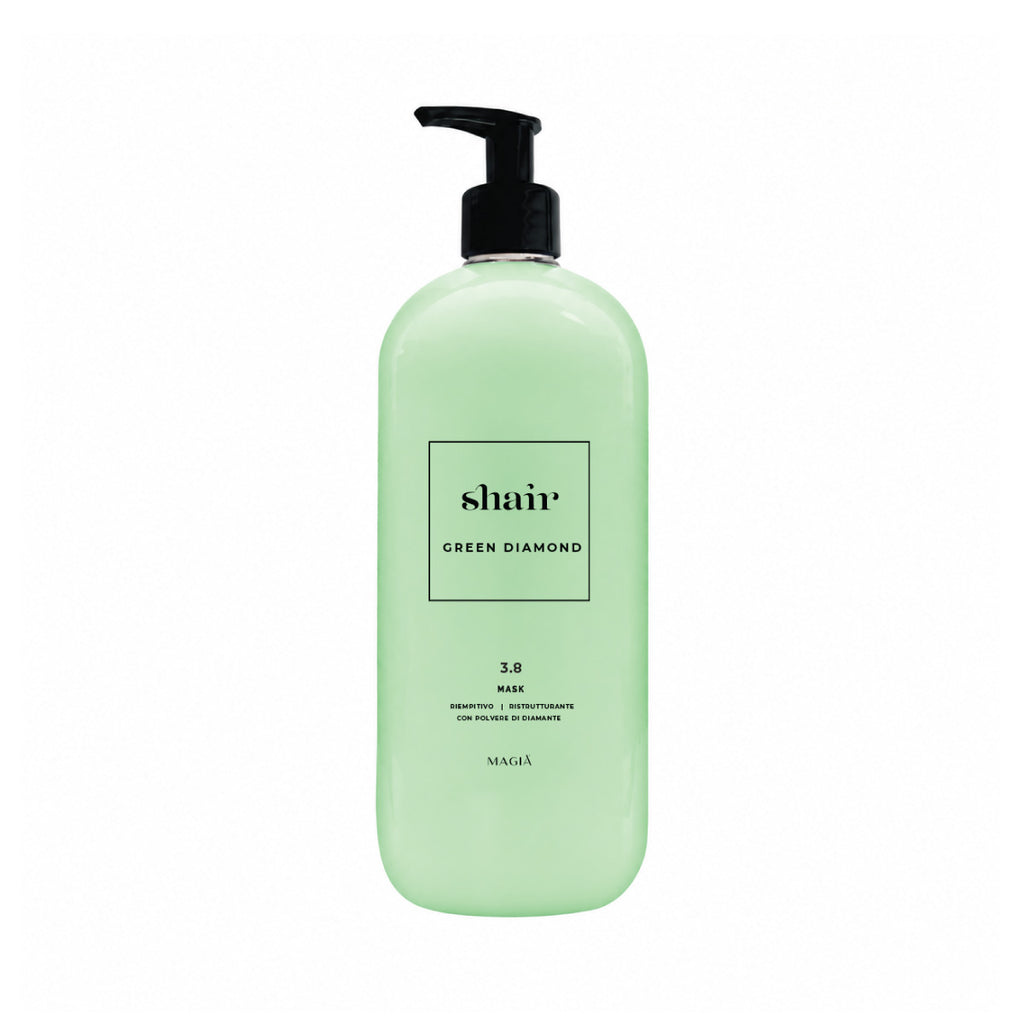 SHAIR | Green Diamond Mask: Plumping - PH 3.8, 1000 Ml.