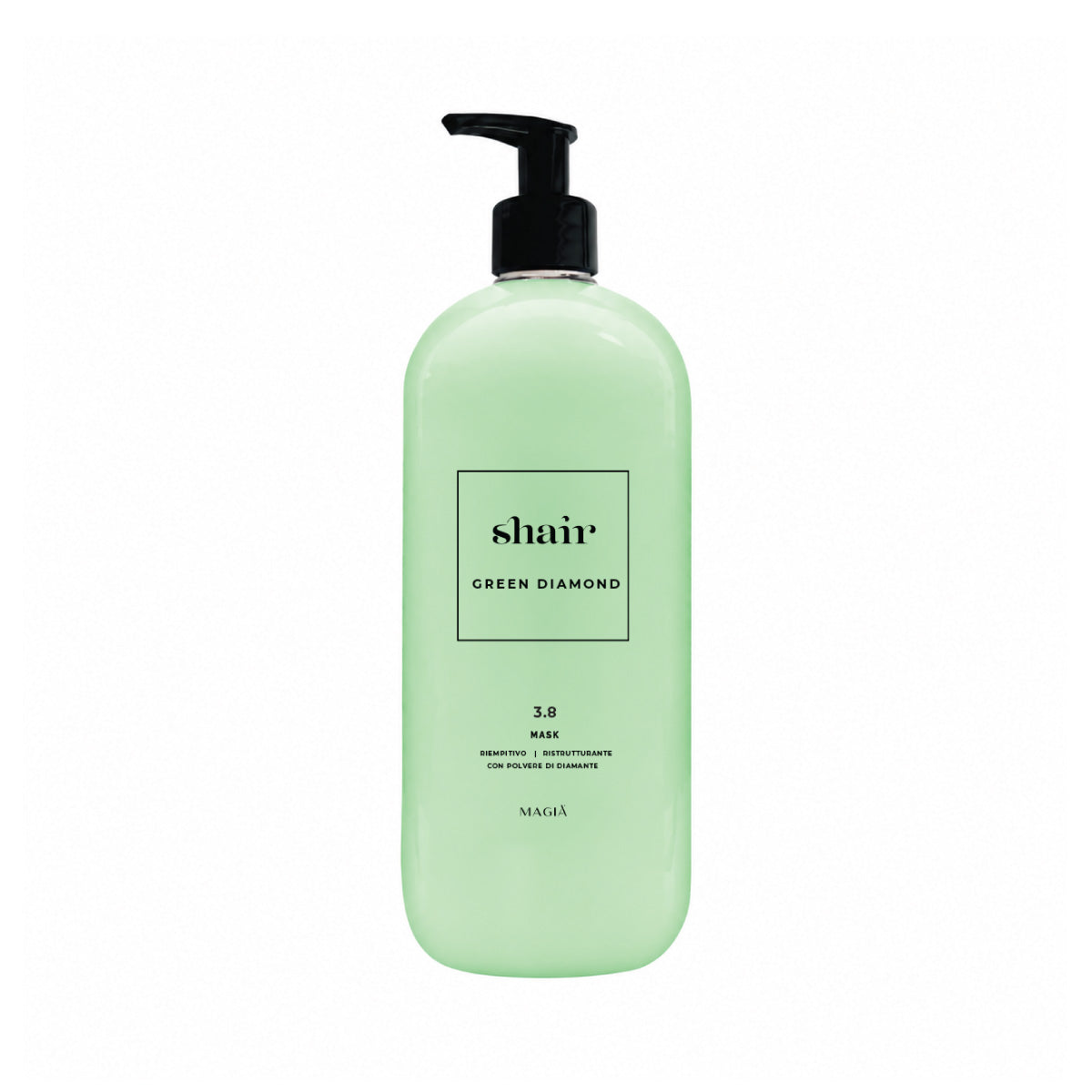 SHAIR | Green Diamond Mask: Plumping - PH 3.8, 1000 Ml.