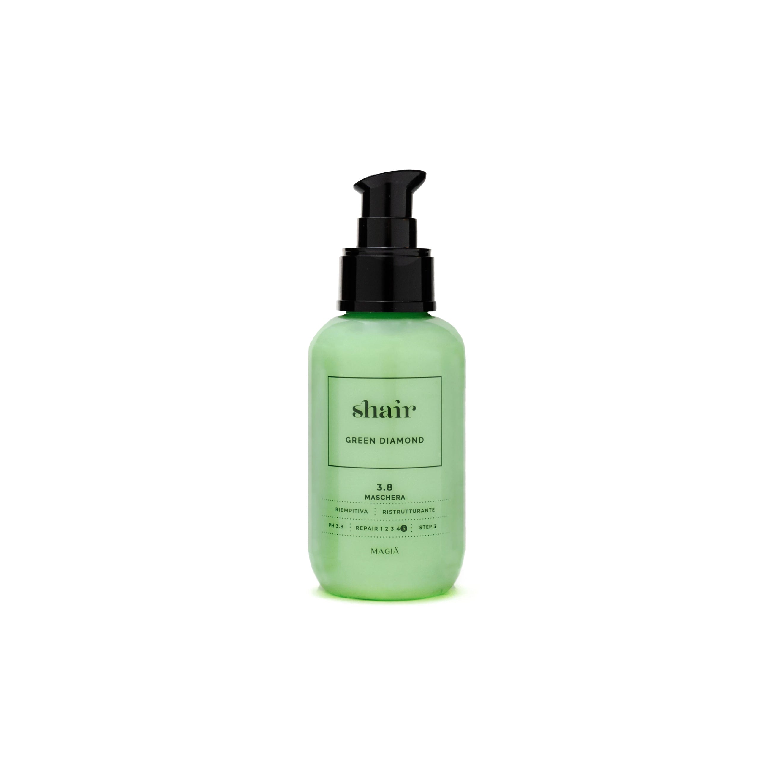 SHAIR | Green Diamond Mask: Plumping - PH 3.8, 100 Ml.