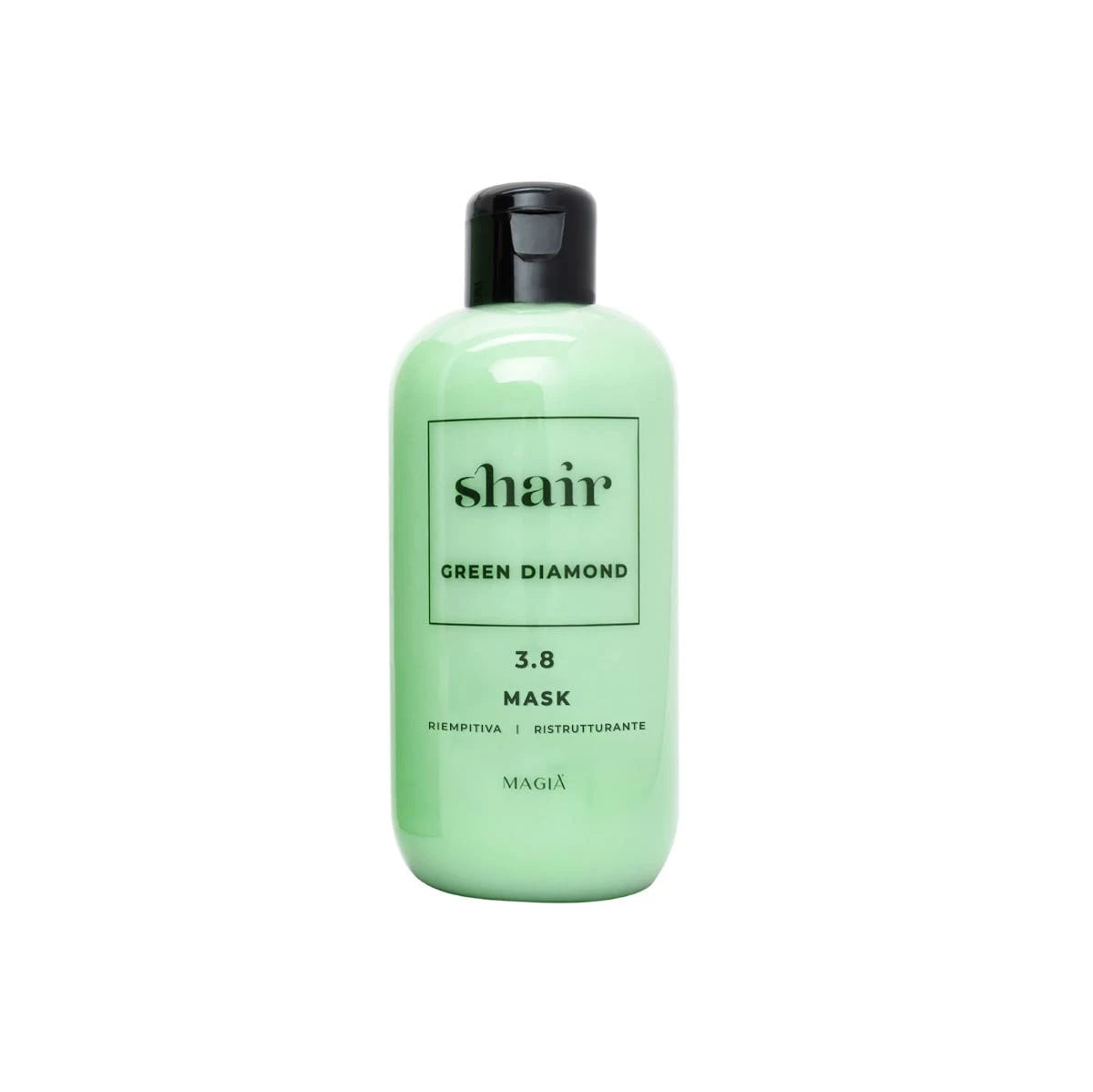 SHAIR | Green Diamond Maske: Aufpolsternd - PH 3.8, 250 ml.