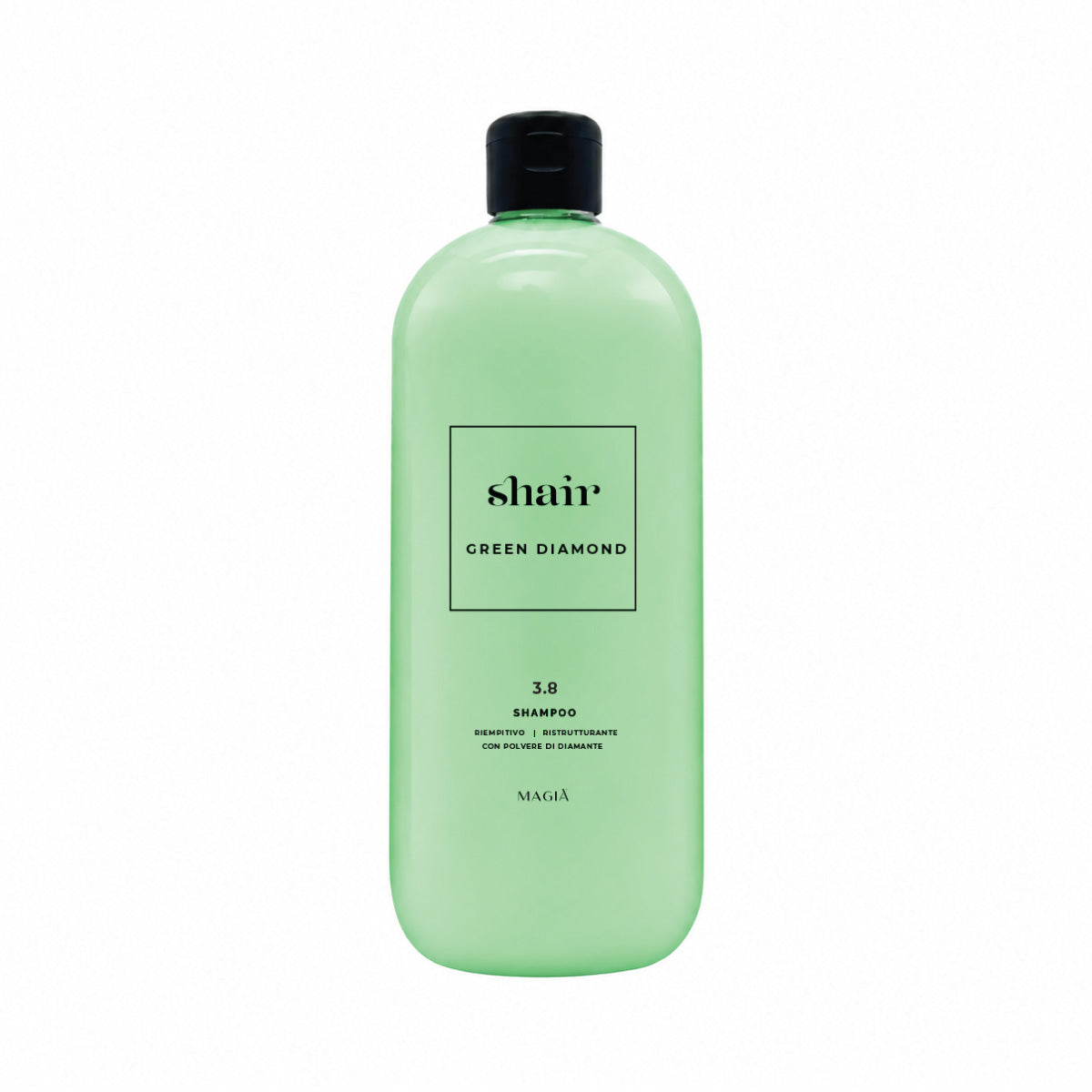 SHAIR | Green Diamond Shampoo: Restructuring - PH 3.8, 1000 Ml.