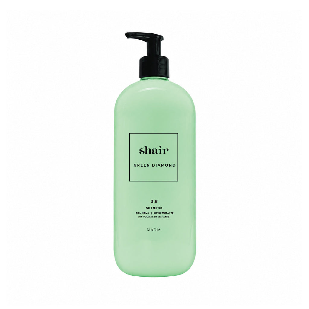 SHAIR | Green Diamond Shampoo: Restructuring - PH 3.8, 1000 Ml.