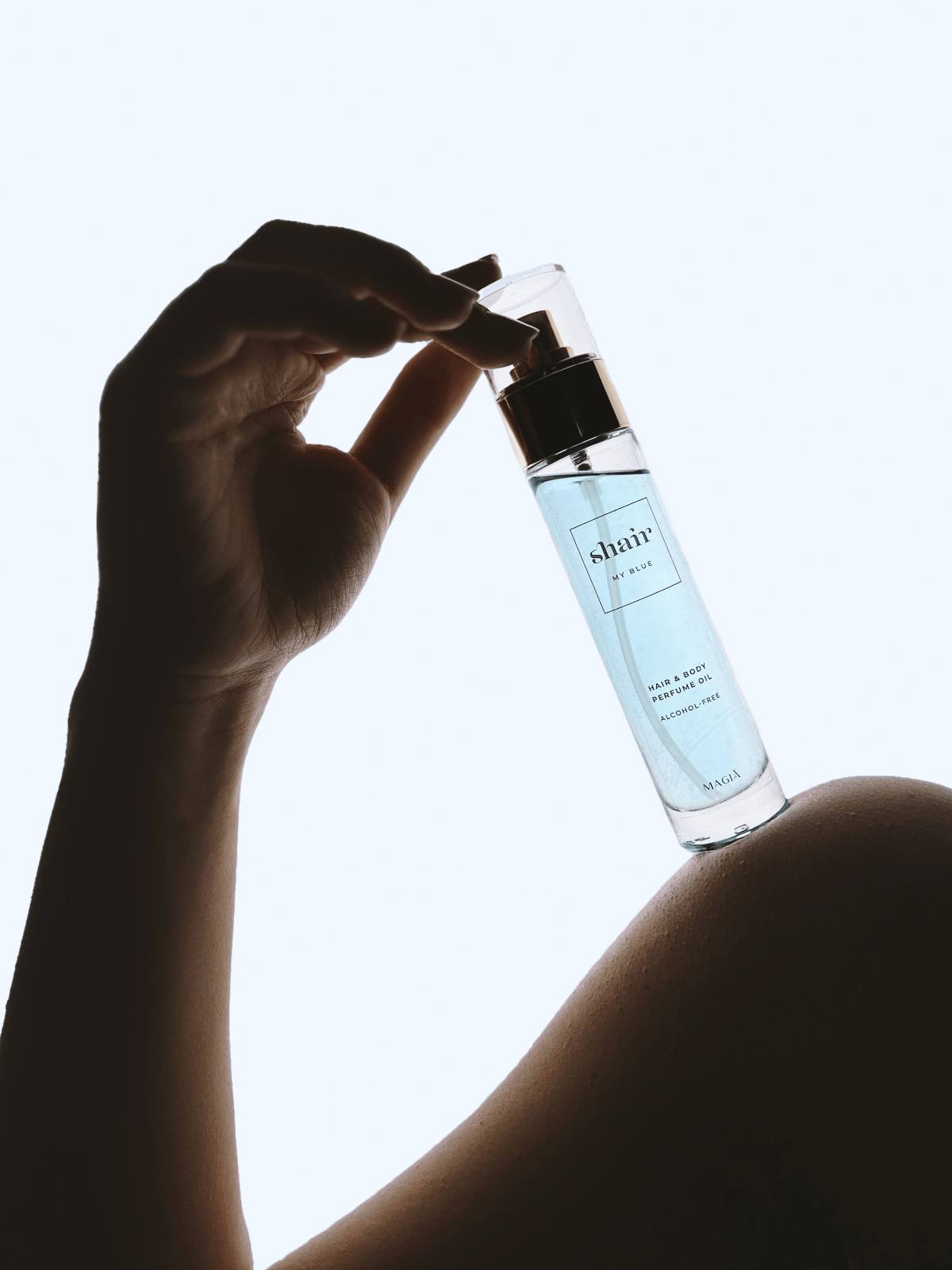 SHAIR | My Blue: Duftöl für Haar und Körper – 50 ml.