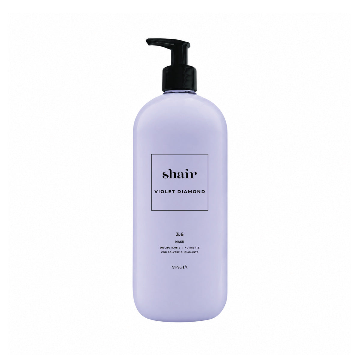 SHAIR | Violet Diamond Mask: Disciplining & Nourishing - PH 3.6 - 1000 ML.