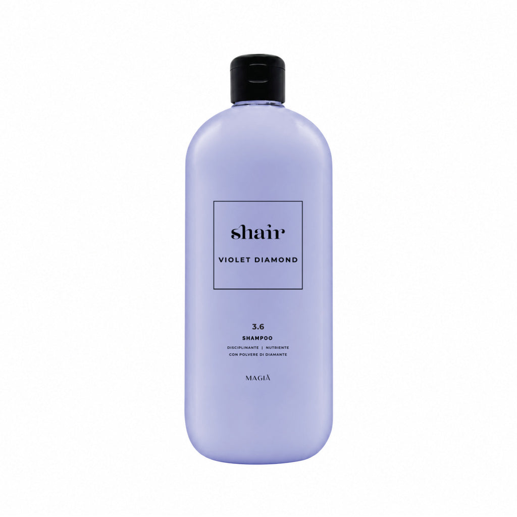 SHAIR | Violet Diamond Shampoo: Disciplining & Nourishing - PH 3.6 - 1000 ML.