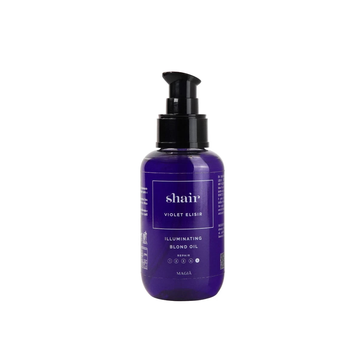 SHAIR | Elisir - Violettes Elixier - Aufhellendes Blond-Öl - Anti-Gelbstich-Wirkung 100 ml.