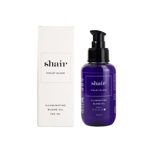 SHAIR | Elisir - Violet Elisir - Illuminating Blond Oil - Anti-Yellow Action 100 Ml.